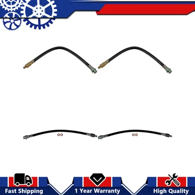 Front Rear Kit Brake Hose Line 4x For Ford Galaxie 3.6L 1959-1964 - Image 1 of 4