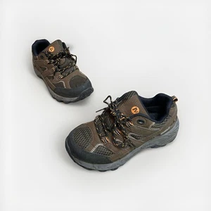 Merrell Unisex KIDS Moab 2 Mid Waterproof Hiking Boots US size 12 M - Picture 1 of 6