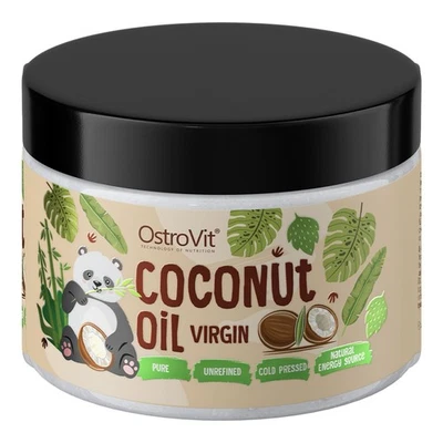 OstroVit Extra Virgin Coconut Oil 100% 400g Unrefined Cold Pressed Best Quality  - Image 1 of 4
