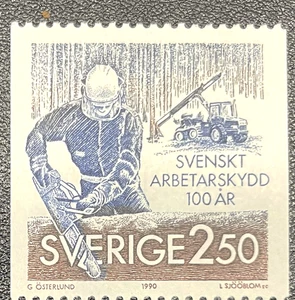 1990 Schweden Arbeitsschutz Centennial postfrisch - Bild 1 von 1