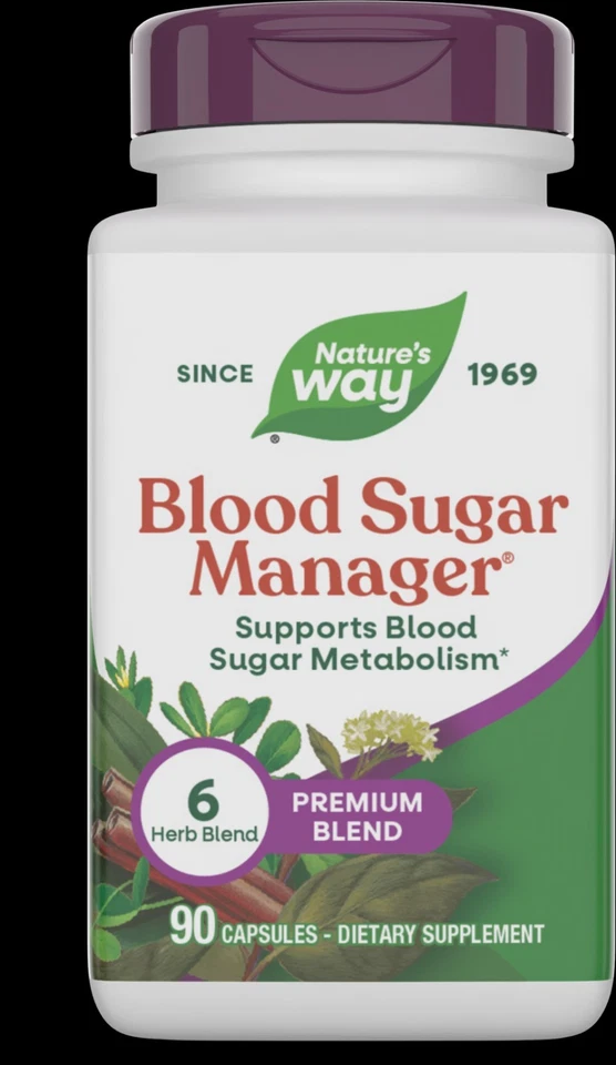 Nature's Way Blood Sugar Manager 90 cápsulas Foto 1 de 1