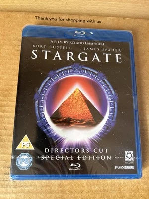 Stargate (1994) Directors Cut - Rare UK Reg B Blu Ray NEW & SEALED Kurt Russell - Image 1 of 3