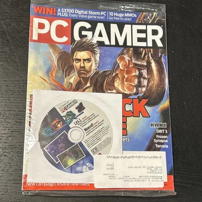 September 2011 PC Gamer #217 Video Game Magazine Bioshock Infinite - Demo Disc - Image 1 of 4