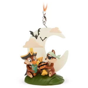 Disney Halloween Chip n Dale Ornamento, NUEVO - Imagen 1 de 1