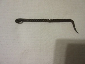 Antikes 4 3/4" rustikales Tor Scheunentor Hakenriegel primitiv - Bild 1 von 13