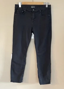 Mother The Locker Crop Rayon Blend Ankle Slim Hose Gr. 29 Schwarz - Bild 1 von 8
