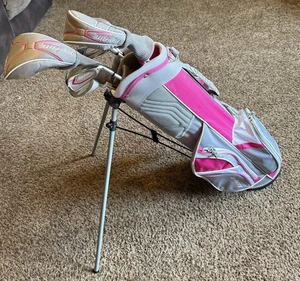 Top Flite Junior Golf Club Set  5 Club Set as shown w/Stand/Carry Bag right hand - Picture 1 of 3
