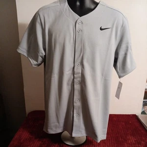 Nike Baseball Trainingsshirt Trikot Herren Medium Softball Oberteil Blau Pullover - Bild 1 von 7