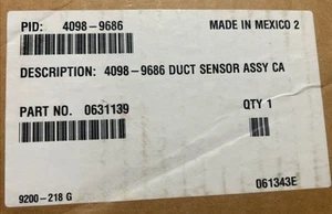 Simplex 4098-9686 True Alarm Duct Smoke Detector Housing 4-Wire 0631139 - Picture 1 of 1
