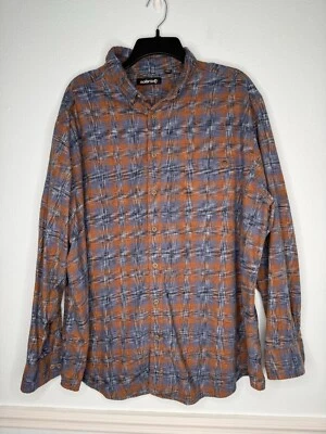 Solaris Shirt Mens 2XB Plaid Flannel Button Down Long Sleeve Outdoors Hiking - Image 1 of 4