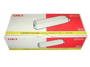 Okidata Type C3 Ctg Tonerkartusche 41515209, Gelb für Oki C9200 - Zdjęcie 1 z 4