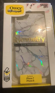 ⚡️OtterBox Symmetry Case for Apple iPhone Xs Max - Teal Marble For IPhones 7-8 - Picture 1 of 2