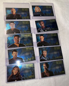 Star Trek First Contact Trading Cards Character Chase Card Set  C1-C10 Lot Of 10