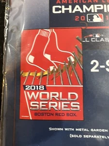 Boston Red Sox 2018 World Series champions garden flag - Picture 1 of 3
