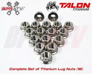 Honda TRX400EX TRX 400EX TITANIUM Lug Nut Complete Set Front Rear Kit Set of 16 - Picture 1 of 21