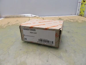 Box of 20 Weidmuller 1608910000 ZQV 2.5/7 Terminal Block Jumpers [3*K-24] - Picture 1 of 7