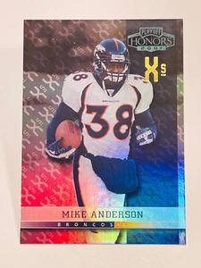 MIKE ANDERSON 2001 Playoff Honors X's PARALLEL #'d/189 Broncos #35 - Picture 1 of 2
