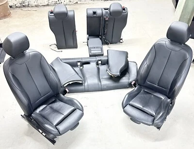 BMW 428i 435i 440i F36 2014-2020 4 puertas juego asientos térmicos negro OEM Foto 1 de 4
