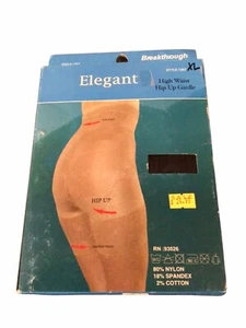 New In Box Elegant High Waist Hip Up Girdle Black Size XL - Picture 1 of 5