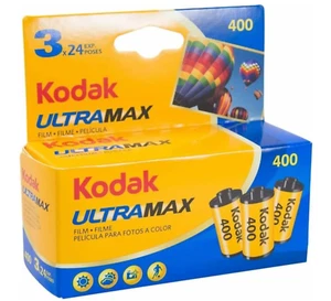 Kodak UltraMax 400 Colour Negative Film (35mm Roll Film, 3-Pack x 24 Exposures) - Picture 1 of 1