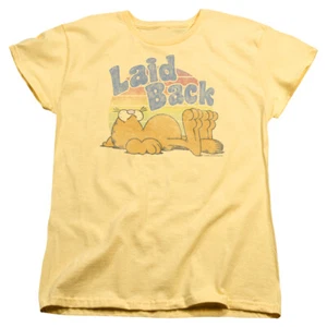 Garfield "Laid Back" Women's T-Shirt - Picture 1 of 3