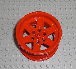 LEGO Technic - 1x Felge Wheel 56mm D. x 34mm Racing Medium ROT 15038 42054 Claas - Foto 1 di 3