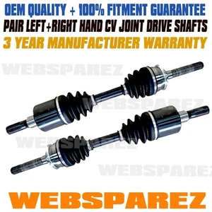 PAIR LEFT+RIGHT CV Joint Drive Shaft for Holden Colorado RG 2.8L 4Cyl 2012-2016 - Picture 1 of 1