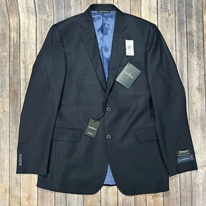 NEW Ermenegildo Zegna Cloth Wool Sport Coat Blazer 40L Slim Blue Suit Jacket NWT - Picture 1 of 11