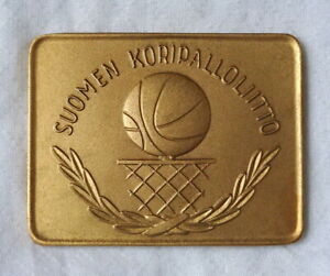 1982 FIBA European BASKETBALL Championship PARTICIPANT MEDAL Finland Cadet Woman