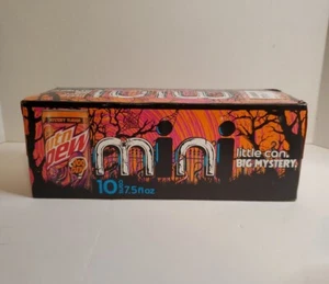 Collectible Mountain Dew Mystery Flavor 10 Cans 7.5 oz Little Can  - Picture 1 of 3