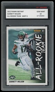 GARRETT WILSON 2022 PANINI INSTANT ALL-ROOKIE TEAM ROOKIE CARD RC NEW YORK JETS