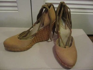 ZEPPE DONNA NINE WEST LT PELLE PESCA E MATERIALE TAGLIA 9 1/2 - Foto 1 di 4