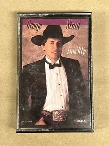 George Strait: Livin It Up (Cassette, 1990) - Picture 1 of 4