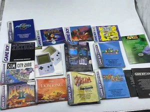 Vintage Nintendo Gameboy Zelda Mario Doom Papierkram Job Lot manuelle Kataloge - Bild 1 von 4