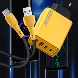 Pour Samsung Pour Smartphones Type C QC3.0 Chargeur 120 W Chargeur Maison - Zdjęcie 1 z 5