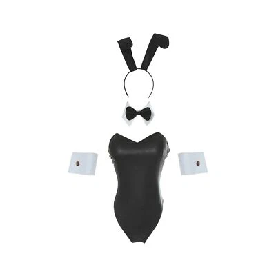 CR ROLECOS Bunny Costume Women Bunny Girl Senpai Cosplay One Piece Bodysuit - Image 1 of 4