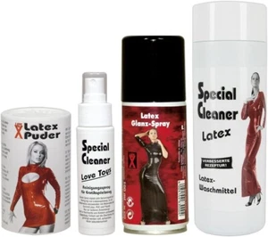 Latex Care Kit Latex Polisher 100ml Powder Cleaner Sexy Clothing Fetish Dress - Picture 1 of 8