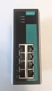 MOXA EDS-G308 8G-port full Gigabit unmanaged Ethernet switch - Picture 1 of 8