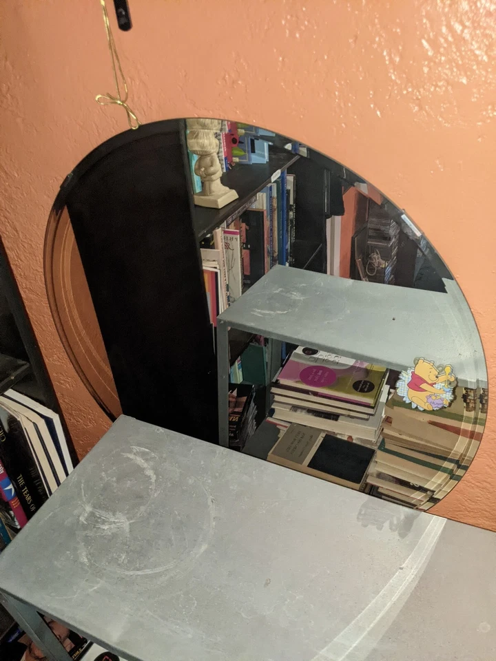 IKEA (juego de 4) espejos retrovisores redondos vintage años 90, montaje en pared 30 pulgadas oferta de recogida NJ Foto 1 de 4