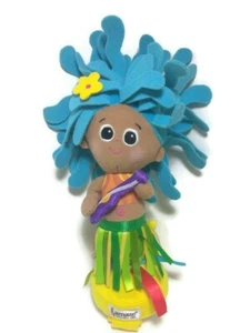 LAMAZE 8 "Hawaii Ukulele Hula Dancer Girl BABY Plush Toy Dashboard Doll Rattle - Imagen 1 de 5