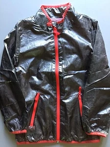 Girls Cat & Jack Size Medium 7/8 Jacket Windbreaker Silver Color Lightweight - Picture 1 of 12