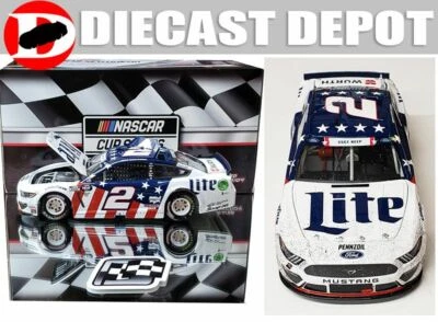 BRAD KESELOWSKI 2020 CHARLOTTE COKE 600 WIN RACED VERSION 1/24 ACTION - Image 1 of 4
