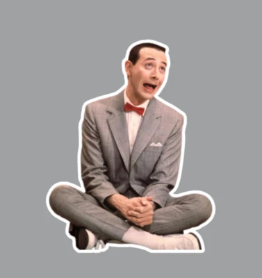 TEXAS HART DESIGNS PeeWee Herman Paul Reubens Fridge Magnet