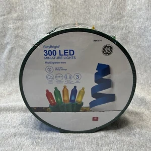 GE StayBright 300-Count 74.5-ft Multicolor LED Miniature Christmas String Lights - Picture 1 of 7