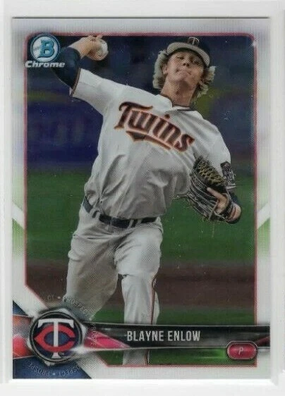 Blayne Enlow 2018 Topps Bowman Chrome Prospect #BCP141 Minnesota Twins - Image 1 of 1