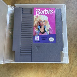 Nintendo NES Barbie Cartridge And Manual Tested Working With NES CASE - Picture 1 of 6