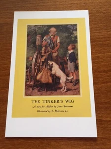 Ladybird Book Themed Postcard - The Tinker's Wig - NEW - Picture 1 of 1