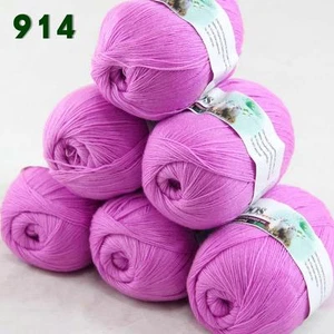Sale Lot of 6SkeinsX50gr LACE Soft Acrylic Wool Cashmere hand knitting Yarn 914 - Picture 1 of 4