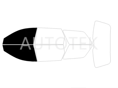 Película precortada ventanas delanteras de dos puertas cualquier pantalla de tinte para Audi A6 Wagon 1999-2005 Foto 1 de 4