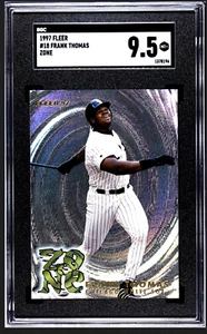 1997 Fleer Zone Insert #18 FRANK THOMAS HOF SGC 9.5 MT+ POP 1/NONE HIGHER - Picture 1 of 2